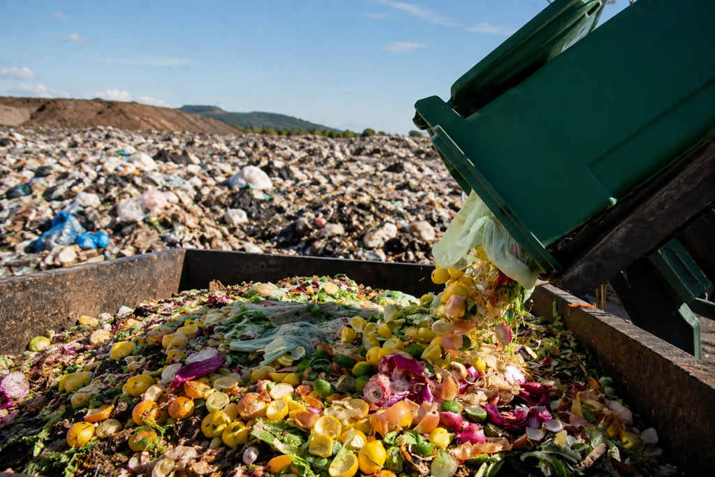 Fresh vegetables representing urgent food waste in South Africa from farm to supermarket shelf.